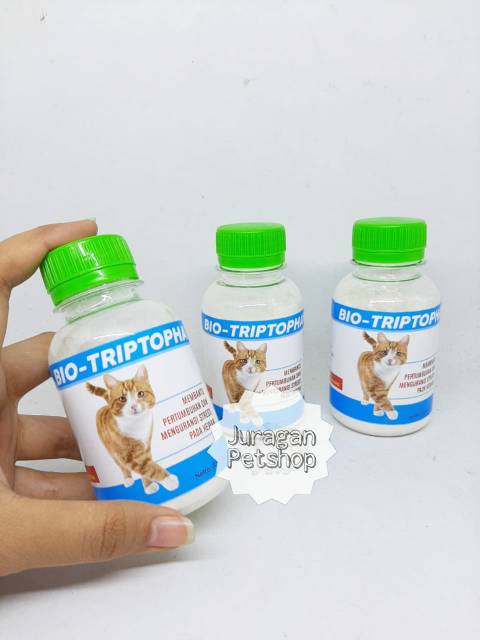 BIO LYSINE 50GR | Vitamin Kucing | Penggemuk Kucing | BIO VALINE | BIO TRIPTOPHAN | Anti Stress |