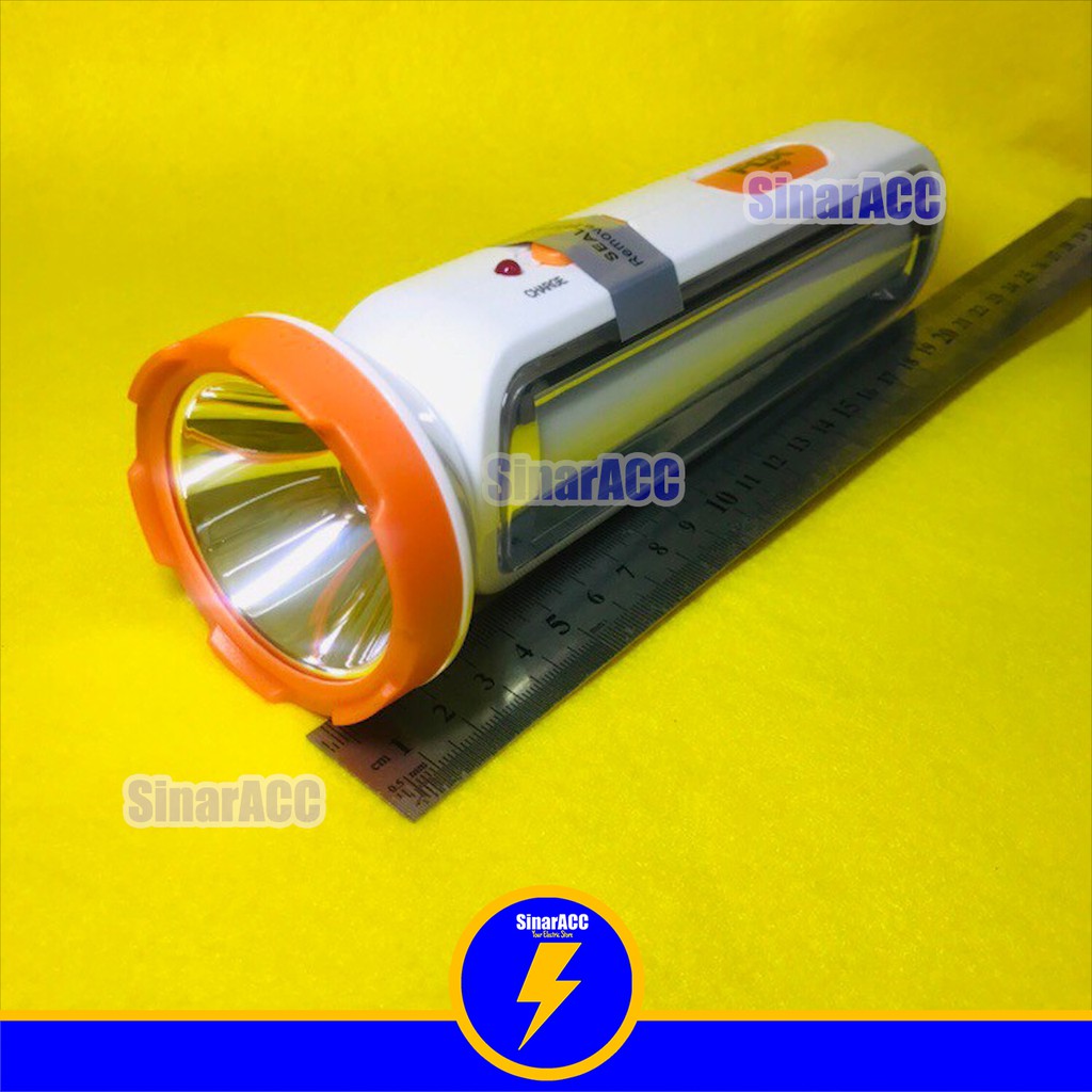 Senter fox GF 705 / 706 Emergency Super Terang led emergency panjang besar padam listrik lampu darurat