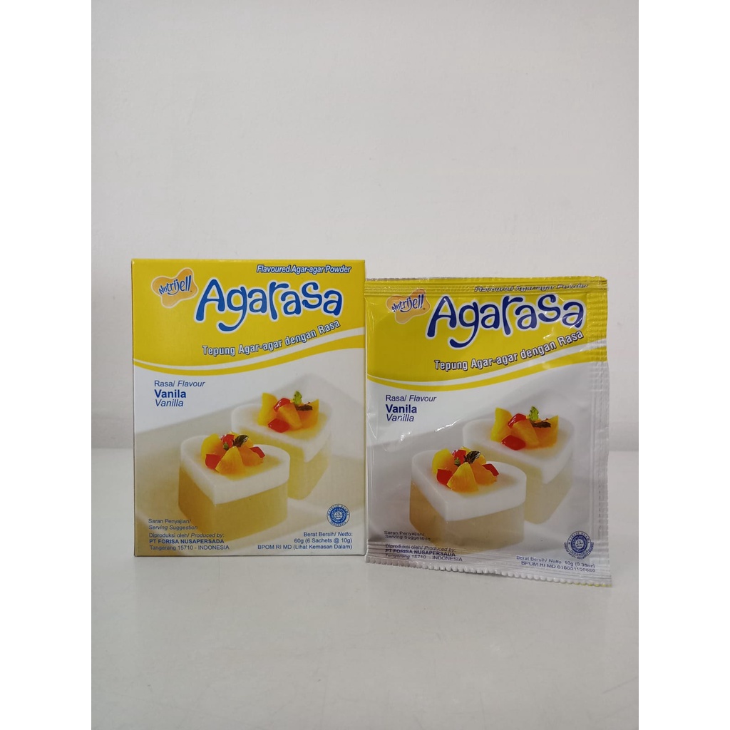 

Nutrijell Agarasa Jelly Powder Rasa Vanilla 10g