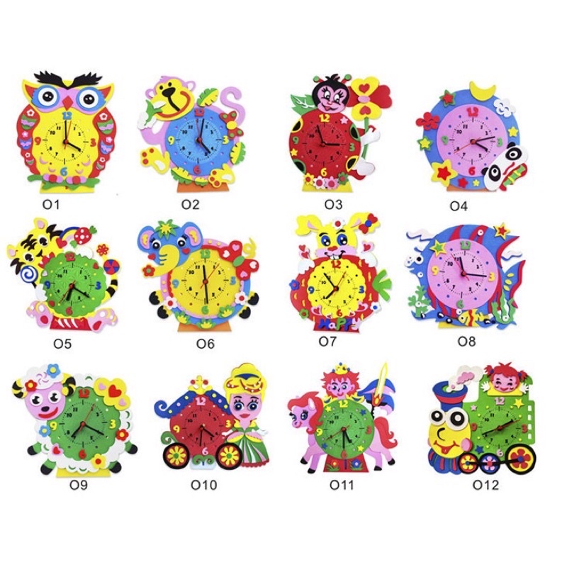 DIY CLOCK PRAKARYA ANAK Membuat Jam Sendiri SUDAH TERMASUK MESIN JAM