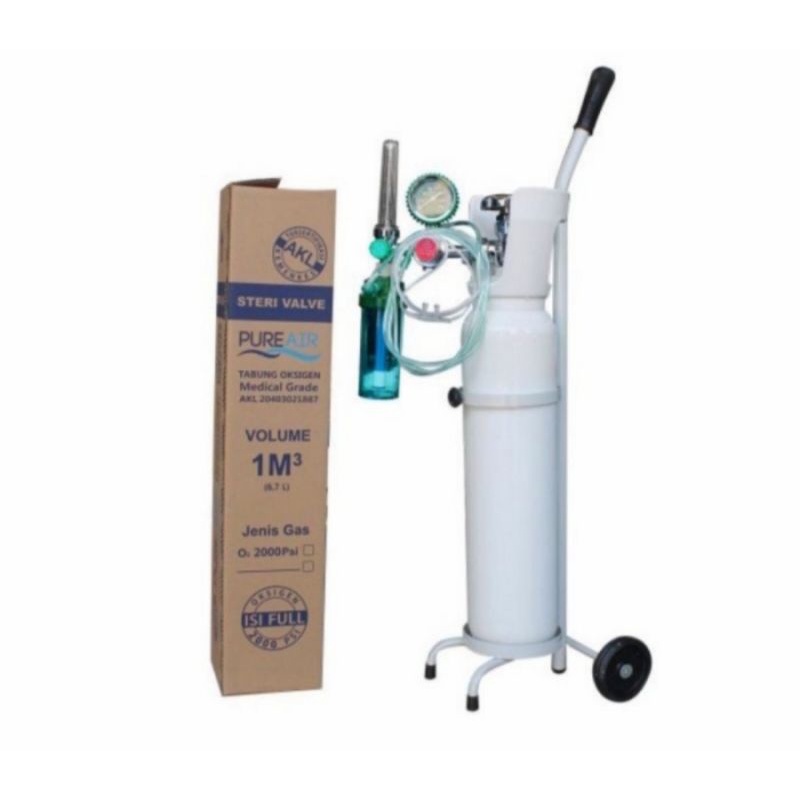 Tabung Oksigen Medis 1m3 Lengkap