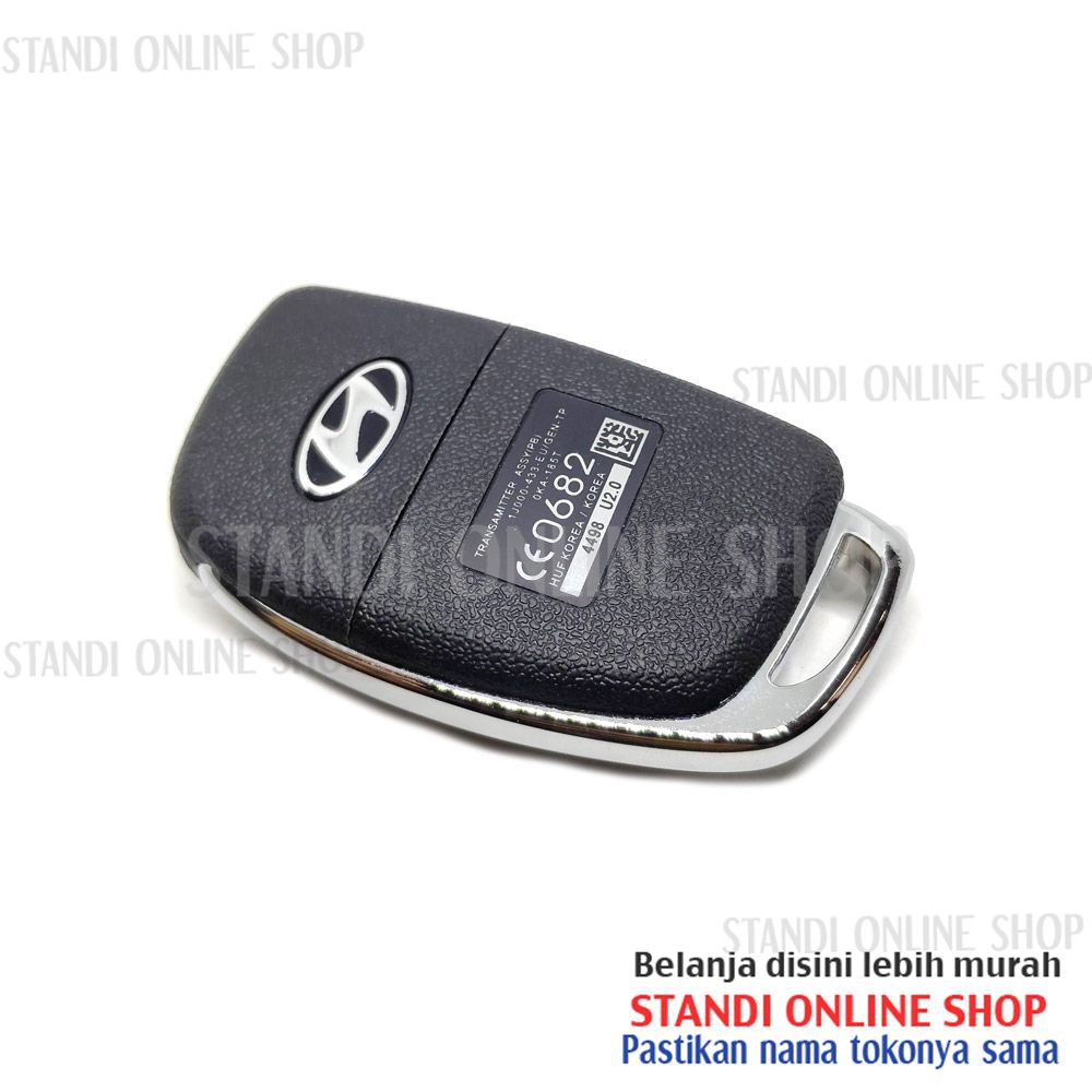 Remote Set Kunci Lipat Flip Key Hyundai Tuscon Santa Fee 433mhz ID46