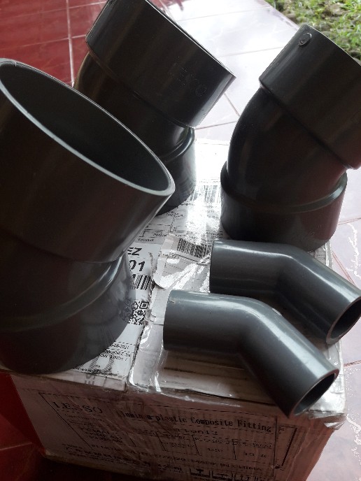 Pvc 45 Derajat Elbow /knee 3/4 Inch - Aw 45 - Merk Lesso