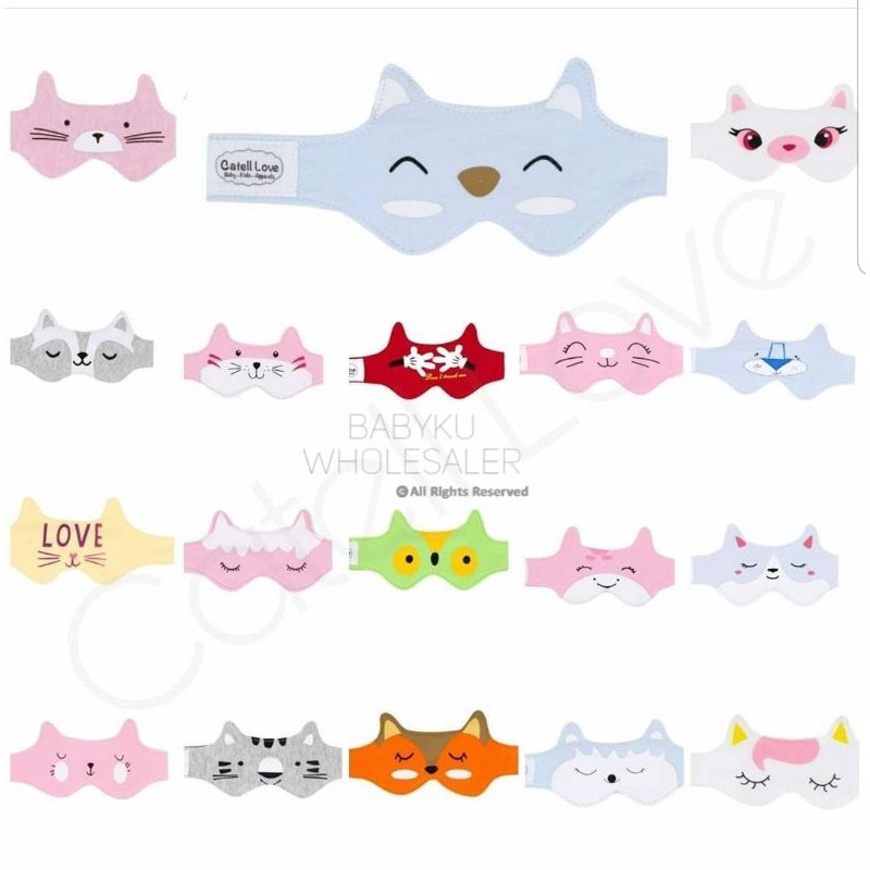 Eye mask baby pelindung mata bayi berjemur / eye protector baby eye mask