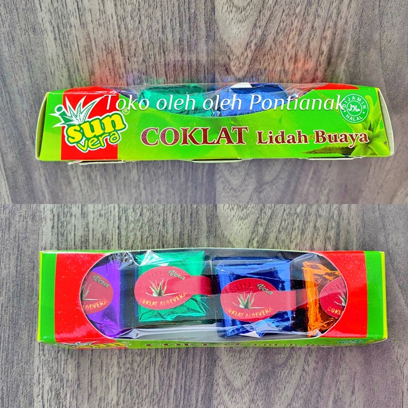 

Coklat Lidah Buaya/ Cokelat Aloevera / Cokelat Lidah Buaya Pontianak/ Aloevera Chocolate Isun/ Oleh oleh khas Pontianak Kalbar