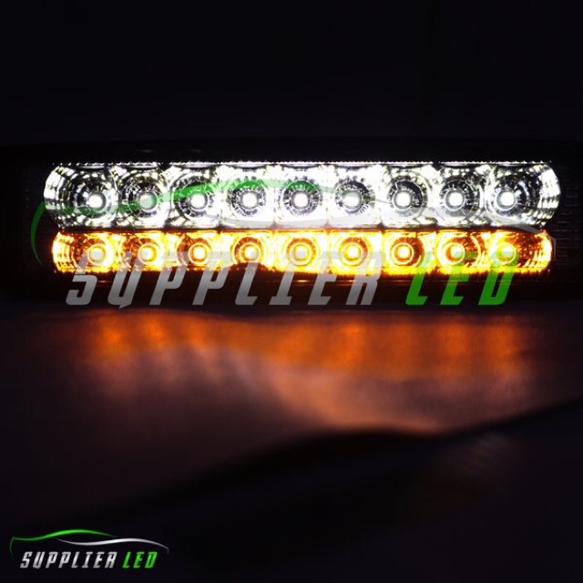 Lampu Tembak Offroad LED Lightbar 18 Mata 2 Warna Putih Kuning