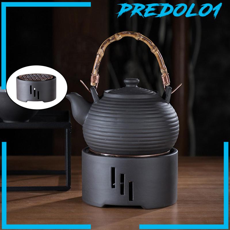 [PREDOLO1] Warm Stoneware Household Holder Mat Alcohol Teapot Stove for Office Home