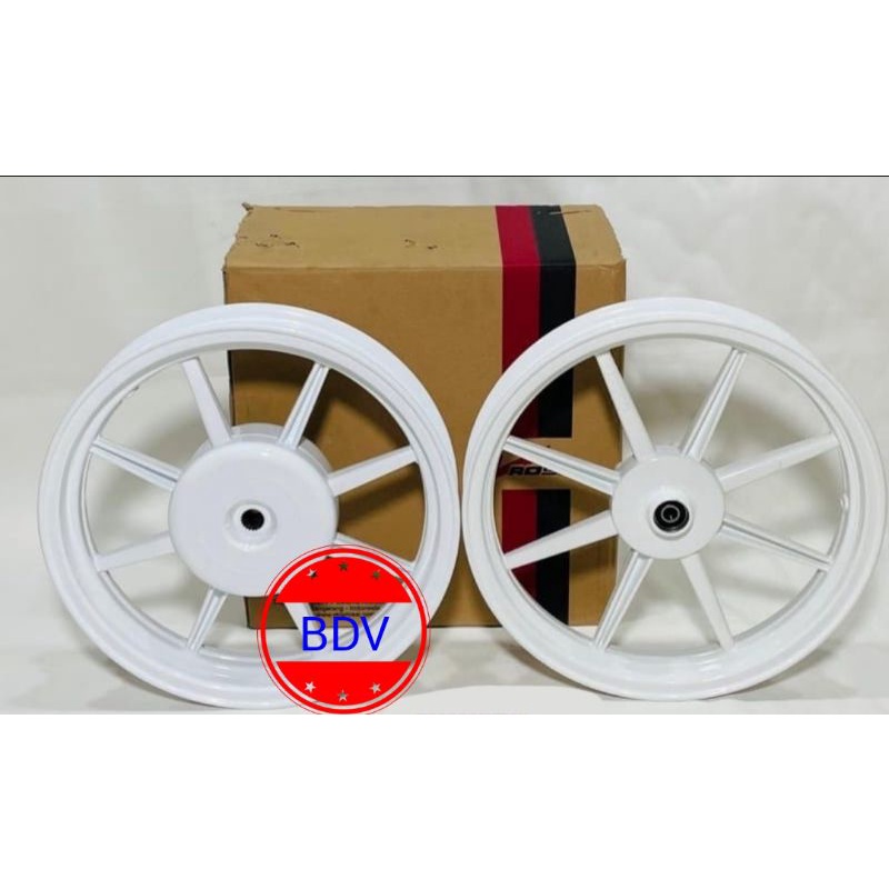 Velg Racing V Rossi Palang 8 Vario 125, Vario 150 (Comet) Putih