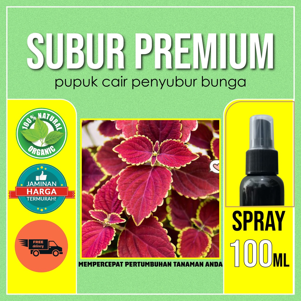 SPRAY SEMPROT PENYUBUR BUNGA 100 ML SUBUR Cairan Obat Cair Perangsang Vitamin Booster Bunga Anggrek 