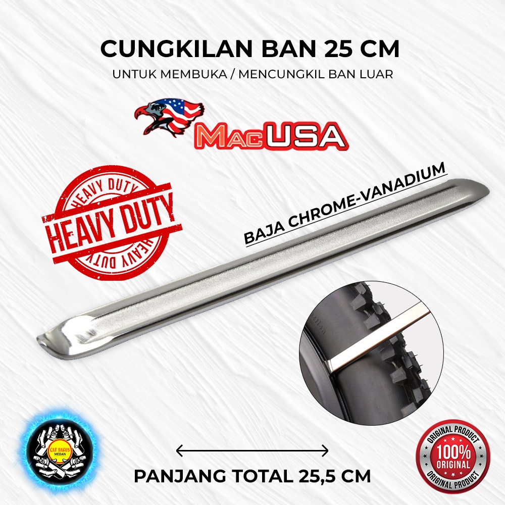 CONGKELAN BAN 10" 25 CM MACUSA BAJA CRV SUPER KUAT / TIRE LEVER ALAT CONGKEL BAN CUNGKILAN VELG RODA