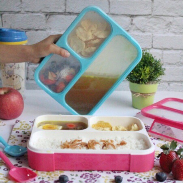 KOTAK BEKAL ANAK KOTAK MAKAN ANTI TUMPAH