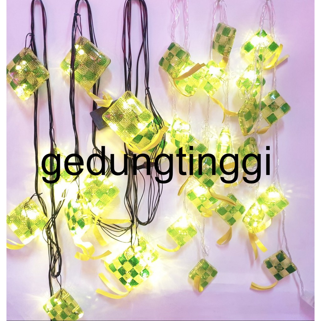 Lampu Ketupat Lampu Hias Lebaran Ramadhan 3 Ukuran S M L Lampu Dekorasi Idul Fitri