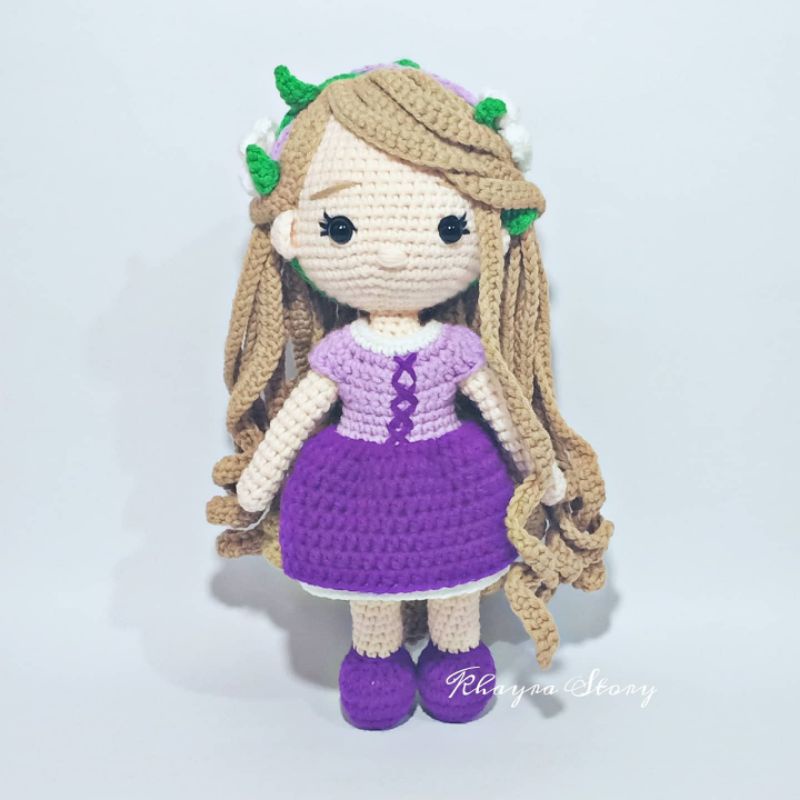 Amigurumi Rapunzel / Boneka Rajut