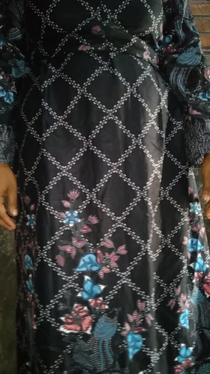 Gamis Batik All Size Busui Friendly Bahan Katun Prima Adem Dan Halus