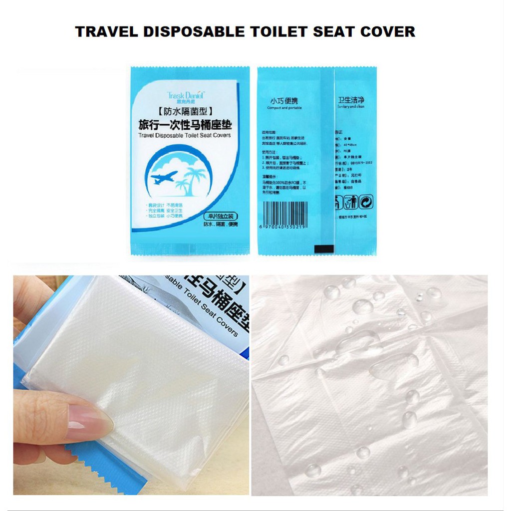 Alas Duduk Closet Toilet Umum -  Tatak WC Kloset - Travel Toilet Seat Cover Disposable