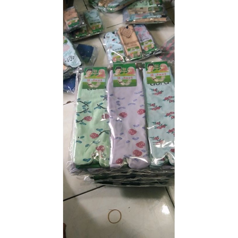 termurah kaos kaki jempol motif ( 3 pasang ) sematakaki wanita dewasa