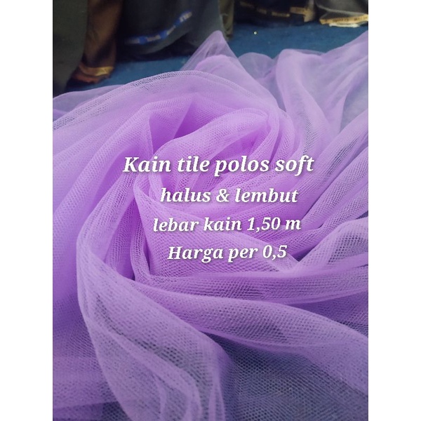 TILE POLOS/SOFT/KAIN TILE POLOS/Halus&lembut