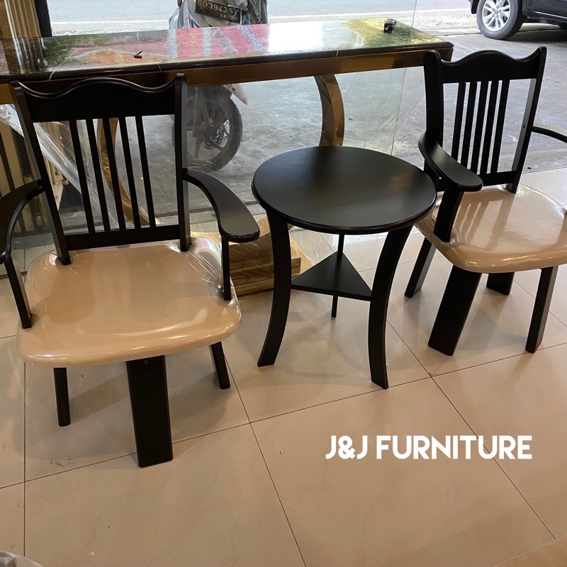 kursi teras kayu putar kursi santai putar