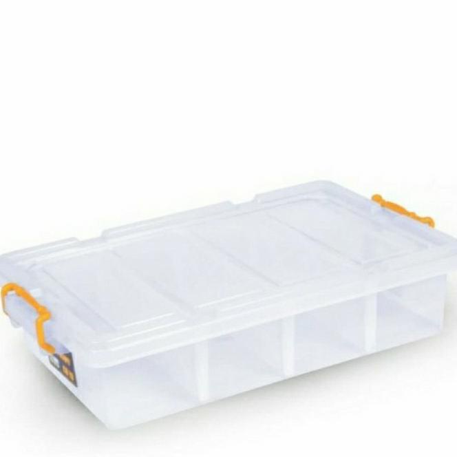 

Office & Stationery | Document Organizer | Box Kontainer Sekat/ Box Container Sekat/ Box 4 Sekat/ Kotak Perkakas | Best Seller