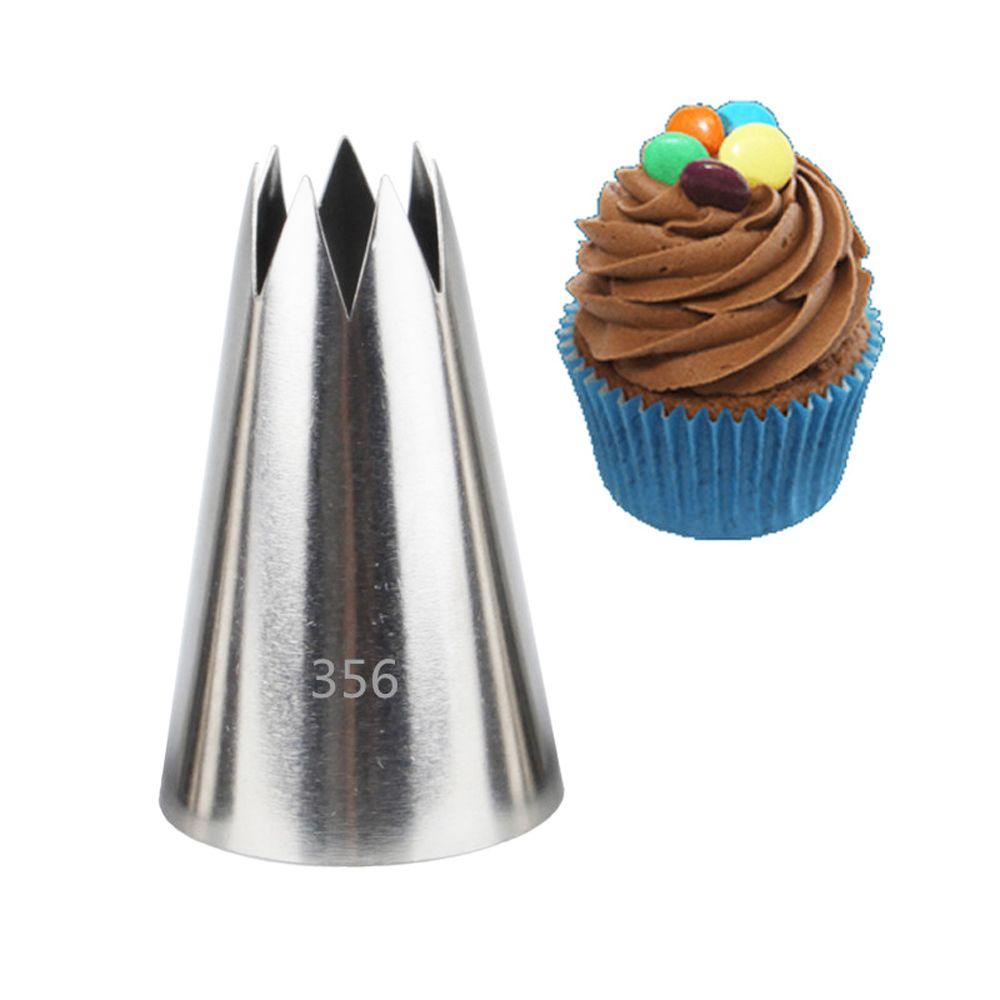 Solighter Bunga Icing Piping Nozel Rusia Pastry Tips Stainless Steel Aksesoris Dapur Alat Es Krim