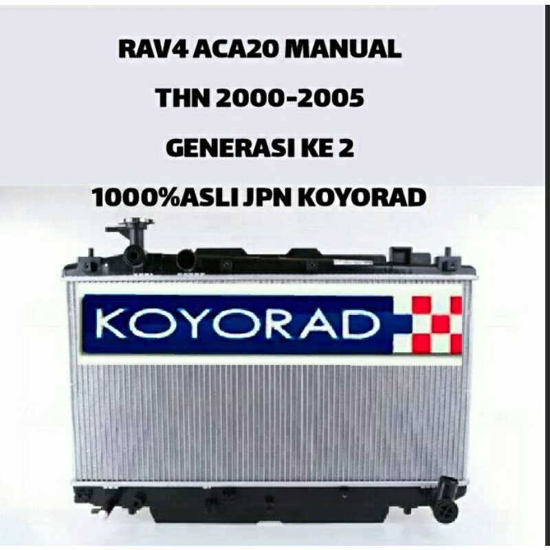 RADIATOR RAV4 MANUAL 2000 2001 2002 2003 2004 2005