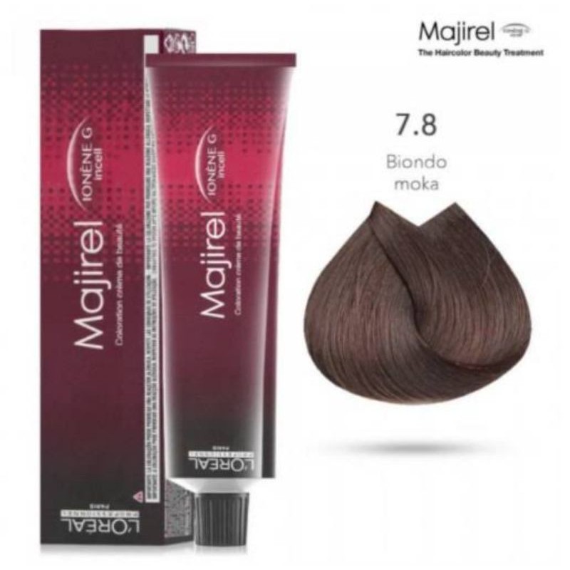 Cat rambut loreal majirel no 7.8