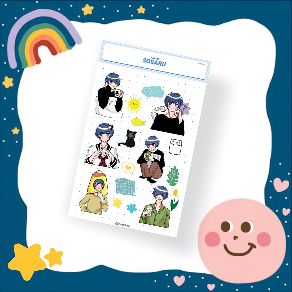 

Sticker Desain Soraru Cute Harian