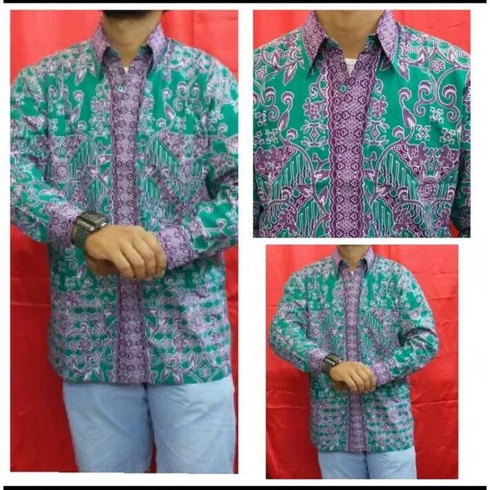 Batik Haji Pria - Hijau Tosca- XL
