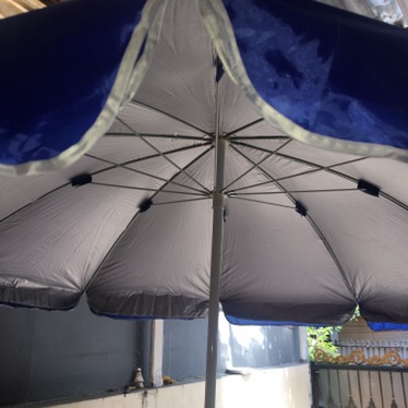 Payung Tenda Pantai 230cm Anti-uv Double (2 Lapis/ 2 Helai/ 2 Layer), Besar, Cafe, Taman.