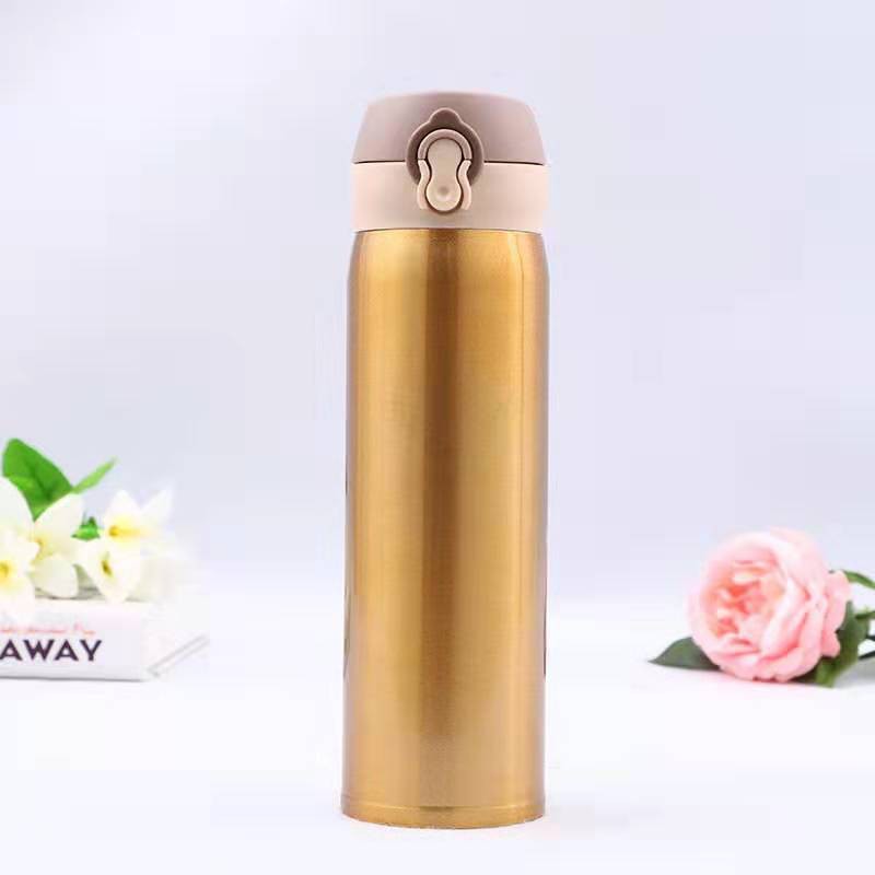 Thermos Air Panas Kancing NIAGARA Vacum Cup Flask 380ml SmartLock Opener