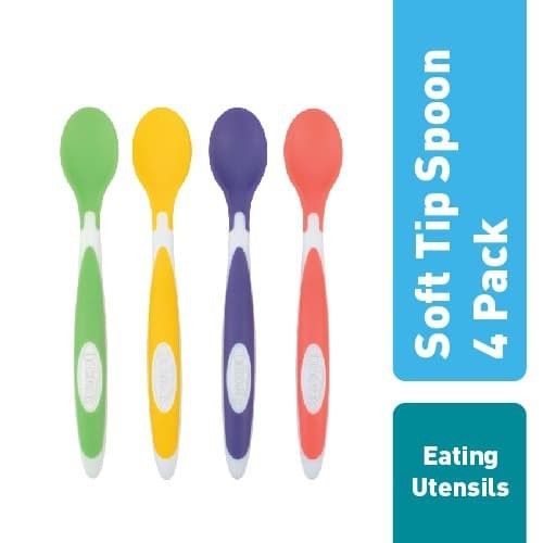 DR.BROWNSSOFT TIP SPOON 4PACK TF009-P3 / SENDOK MAKAN BAYI / SENDOK SILIKON