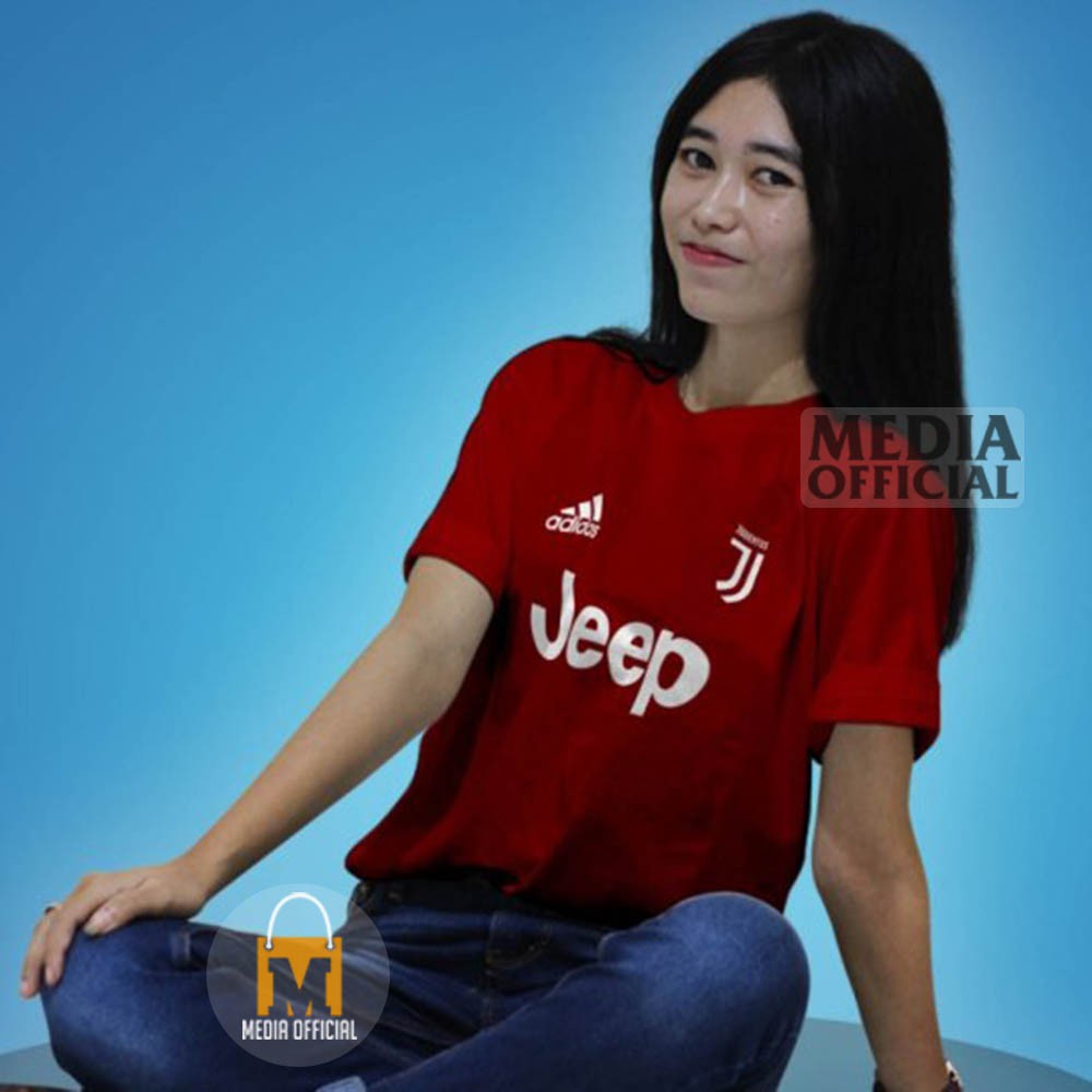 KAOS JUVENTUS JEEP - Premium Jersey Club Bola Eropa - Baju Supporter Juventini Bianconeri - MO1868