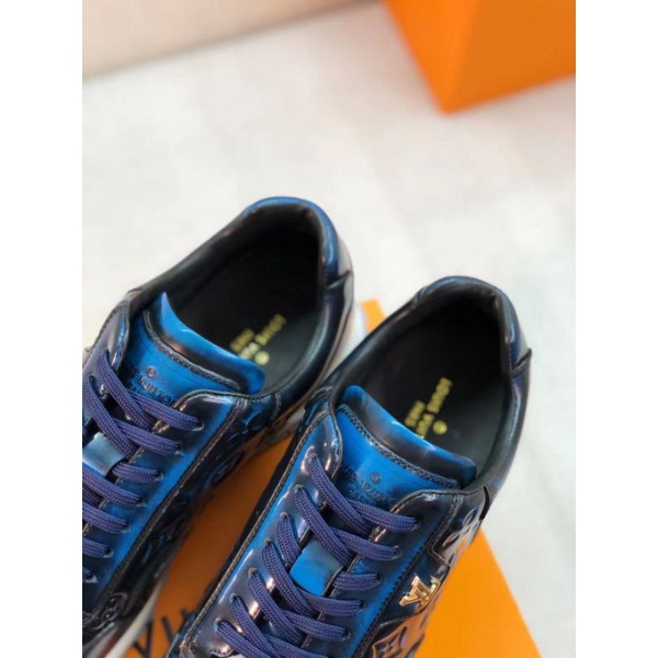 Sepatu lv sneaker mirror shoes lou is vuitton