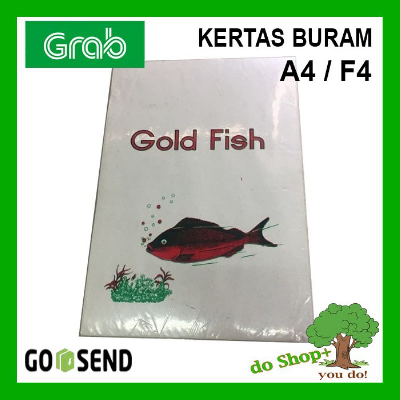 

Kertas Buram Gold Fish A4 F4/Kertas Koran ( 1pak ) JunDW