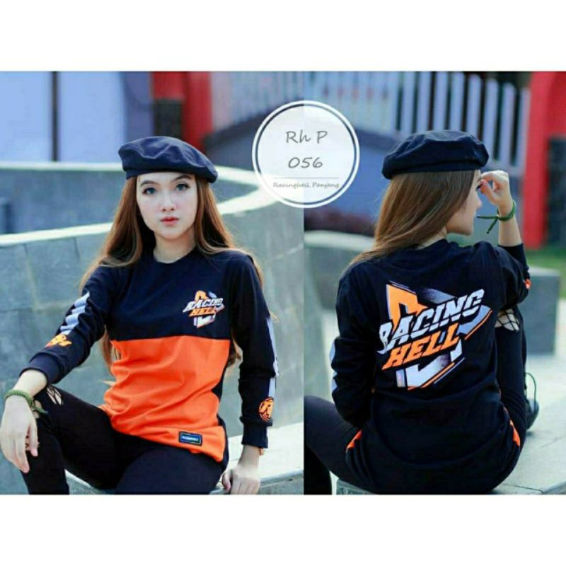 ATASAN KAOS RACING HELL TANGAN PANJANG