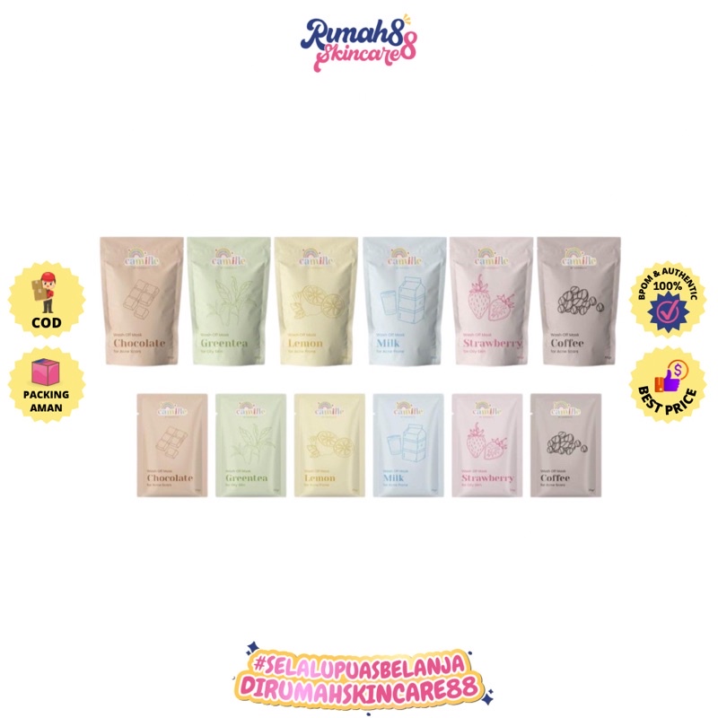 CAMILLE BEAUTY MASKER WAJAH CAMILE BEAUTE MASK MASKER CAMELIA CAMMILE CEMILE CEMILLE BEAUTY PINKROULETTE DAISY ORGANIC OHMYSKIN LITTLE POP FACE MIST FACEMIST