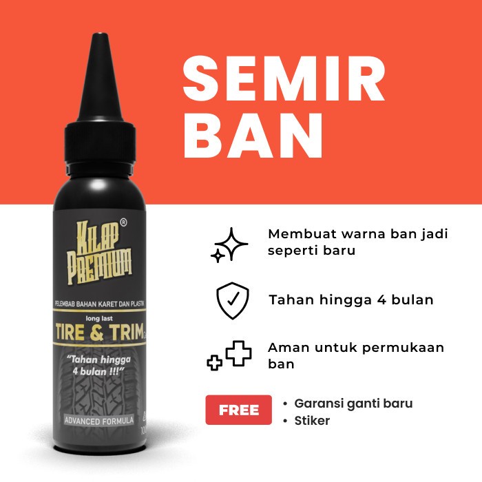 Kilap Premium Tire and Trim / Semir Ban Kulit Jeruk