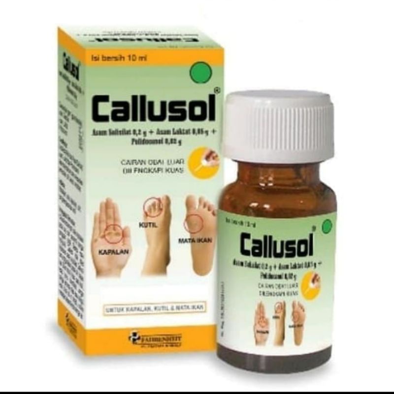 Callusol - Obat Mata ikan,Kutil,Kapalan