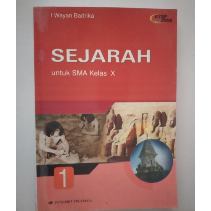 Buku SEJARAH SMA Kelas X | KTSP 2006