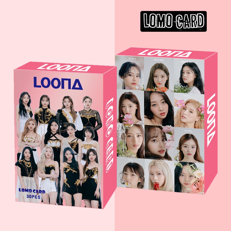 30pcs Kartu Foto Kpop AESPA LOMO TWICE EXO IU Straykids ITZY