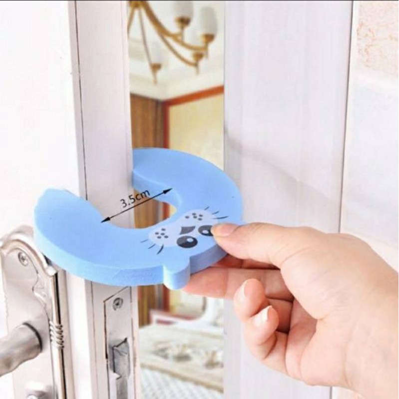 Penjepit Pintu / Ganjal Pintu /Door stopper Bahan Karet