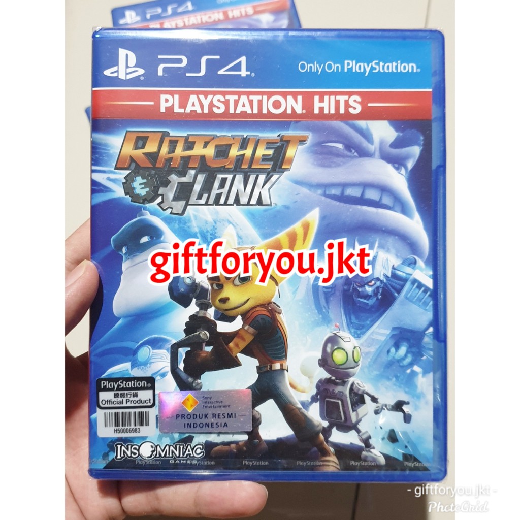 PS4 Video Game Ratchet & Clank Playstation DVD Original Sony Mainan CD
