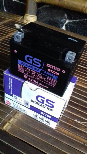 Aki kering gs astra for honda verza(pasang langsung stater)type gtz5s