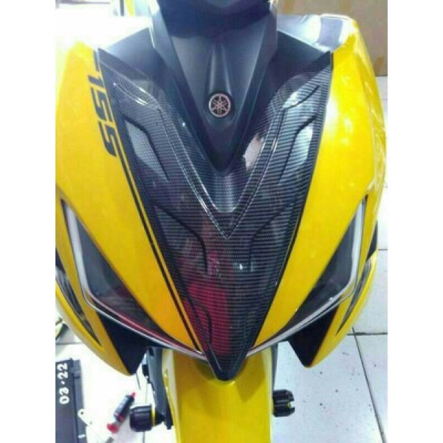 Tutup dada depan tameng depan carbon Yamaha Aerox 155 nemo