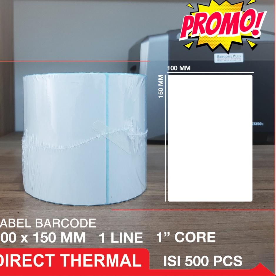 Grosir Hari Ini Stiker Label Thermal Resi AWB 100x150 / 100 x 150 / 100x150mm / 10x15 cm