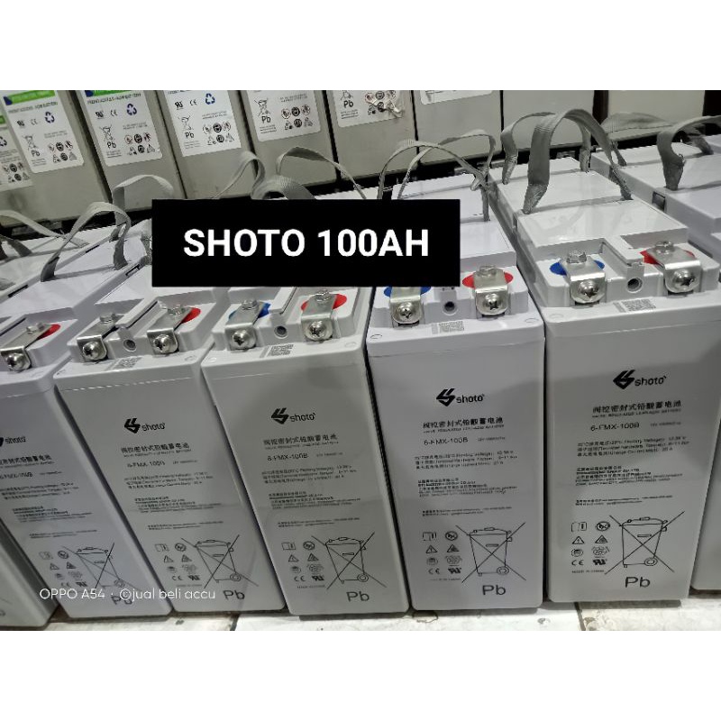 Battery VRLA Merk Shoto 100AH