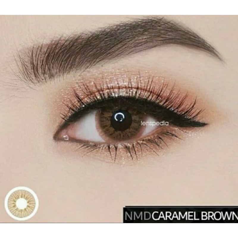 SOFTLENS CARAMEL BROWN/COKLAT. NORMAL/MINUS (s.d -6.00) NEW MORE DUBAI