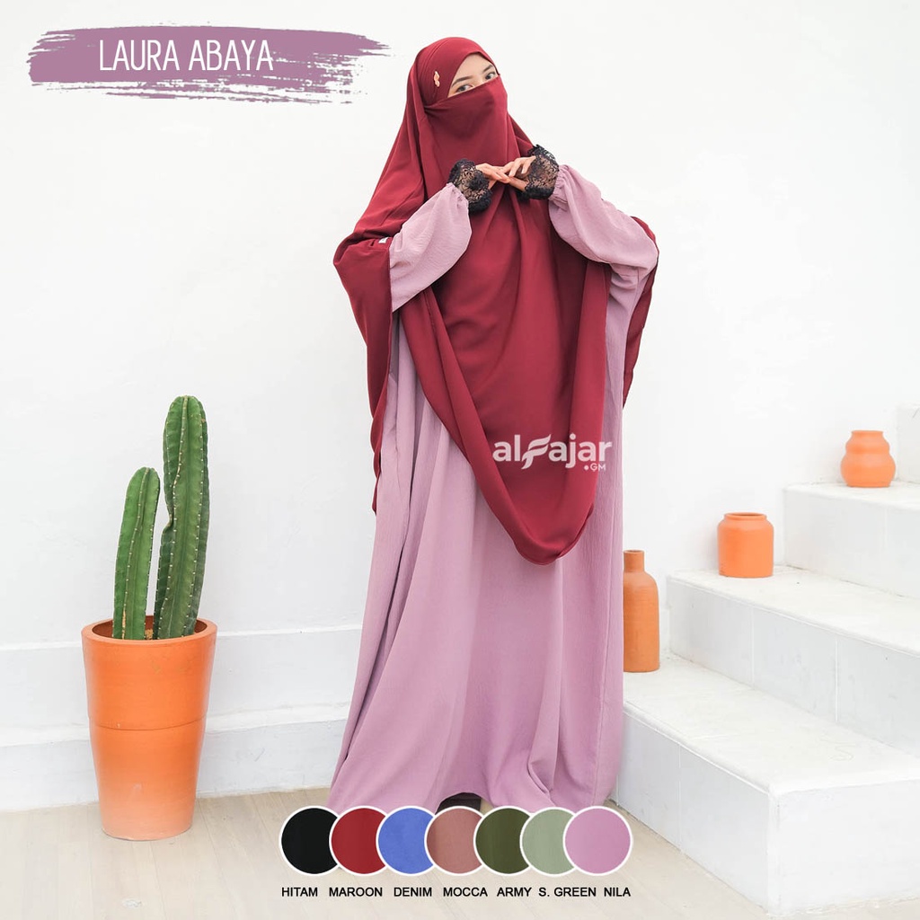 Abaya Crinkle Laura by alfajar