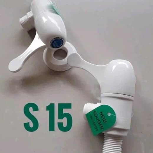 Stop kran shower SOLIGEN stop kran shower PVC engkol stop kran engkol soligen