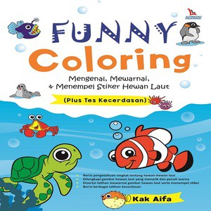 Funny Coloring Mengenal Mewarnai Menempel Stiker Hewan Laut